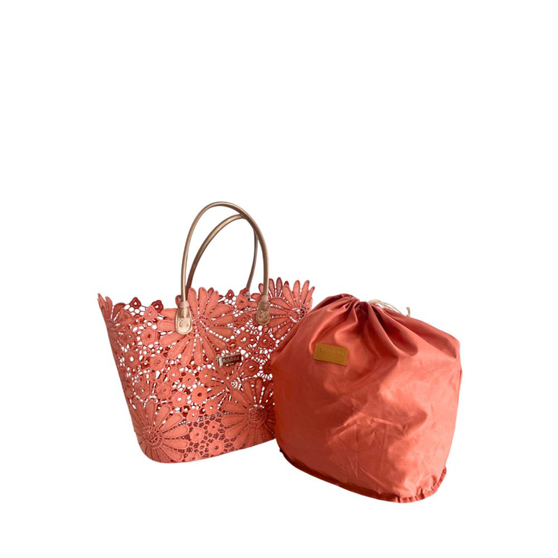 Pink pu women handbag-null