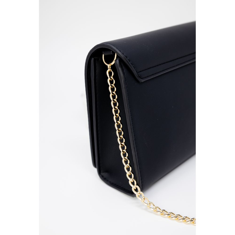 Black polyethylene handbag-null