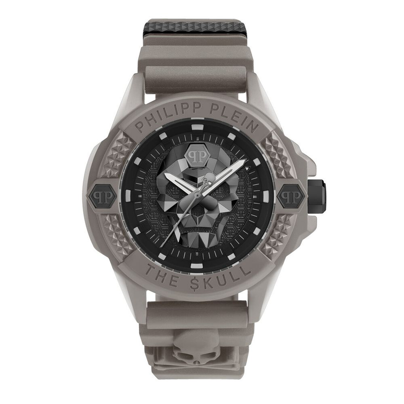 Black synthetic sport watch-null