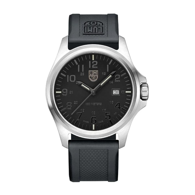 Black resin sport watch-null