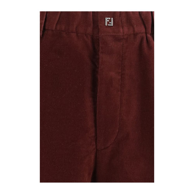 Bordeaux cotton casual pants-null
