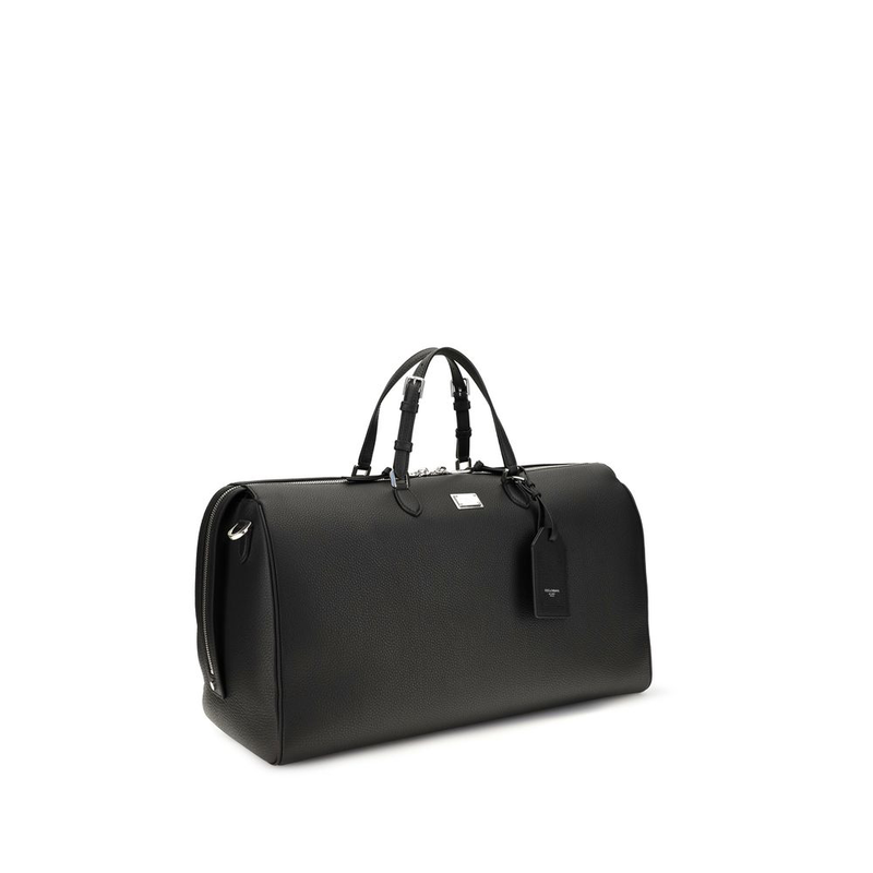 Black calf leather bos taurus briefcase-null