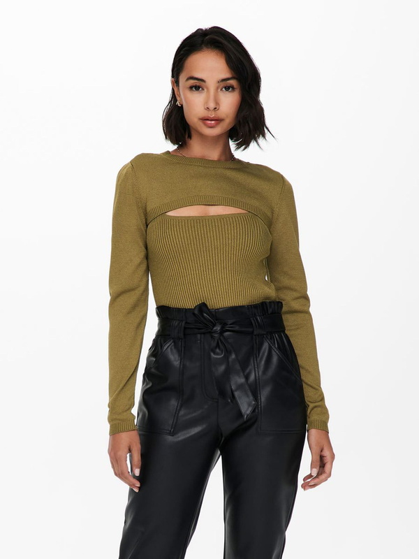 Only peach pullover-null