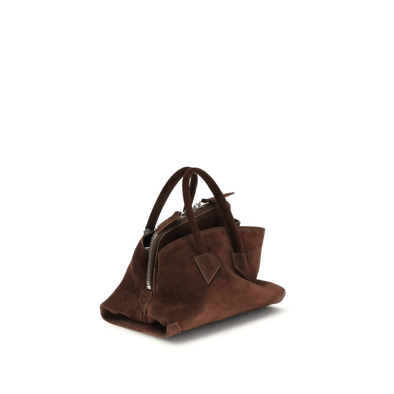 Brown calf leather bos taurus shoulder bag-null