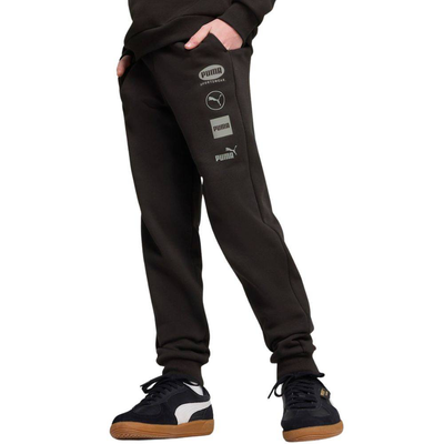 Power graphic sweatpants fleece cl b, Black, medium