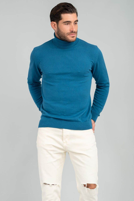 Vittorio knitwear, Petrol, medium