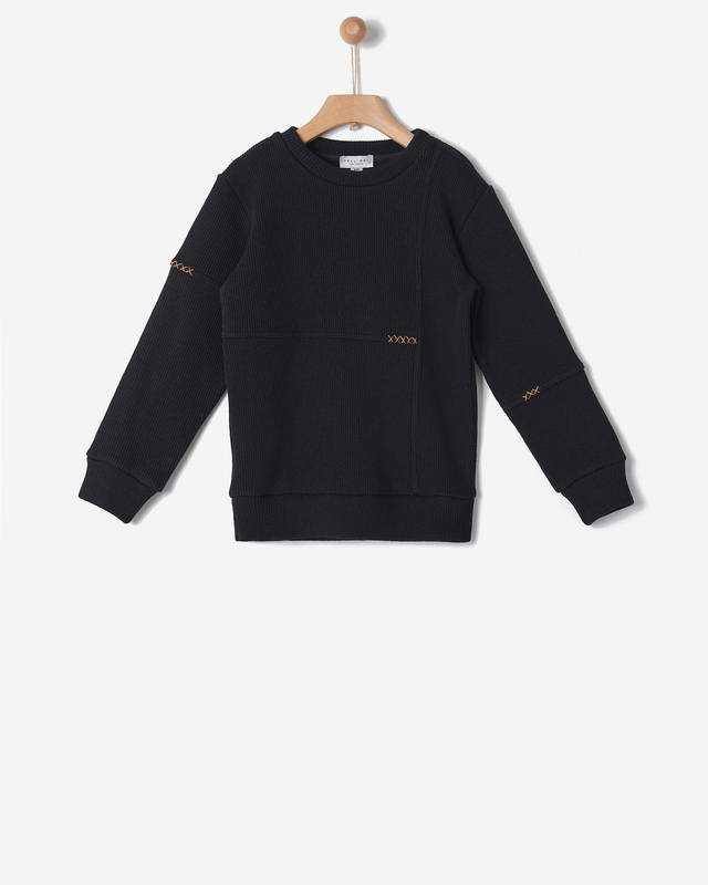 Μπλουζα πλεκτη μαυρη-null