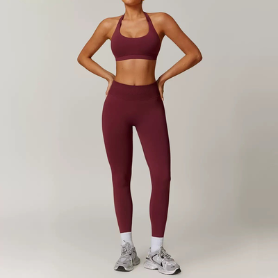 Amor legging set, Burgundy, medium