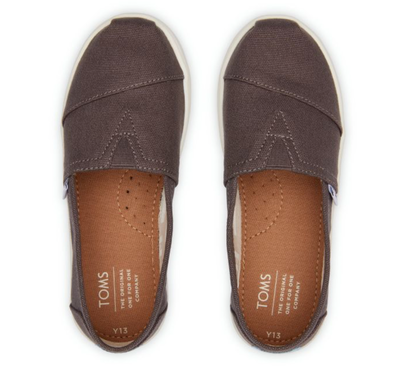Toms canvas youth-ash, Ash, medium