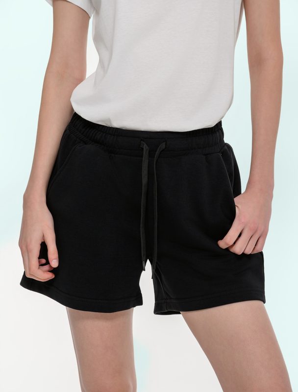Bdtk woman's footer long shorts-null