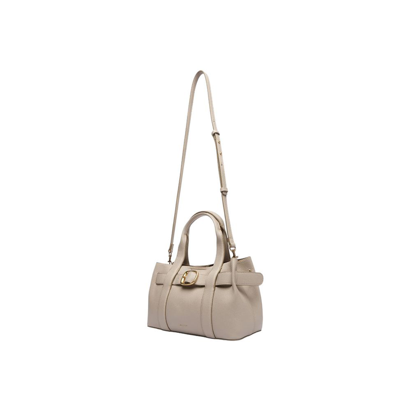 Gray polyethylene handbag-null