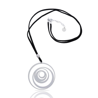 Eccentrc silver pendant,  Eccentrc silver pendant, , medium