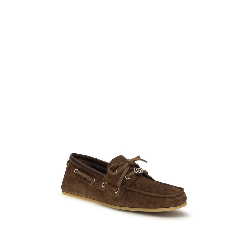 Brown calf leather bos taurus slip-on loafers-null