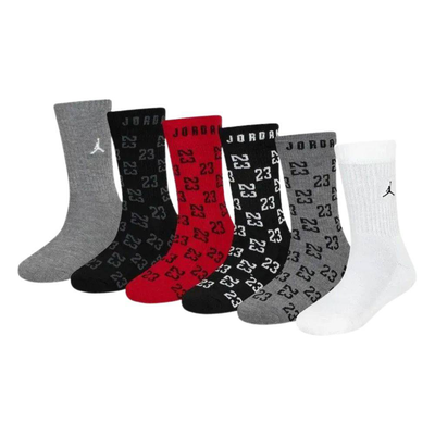 Monogram essential 6pk crew socks