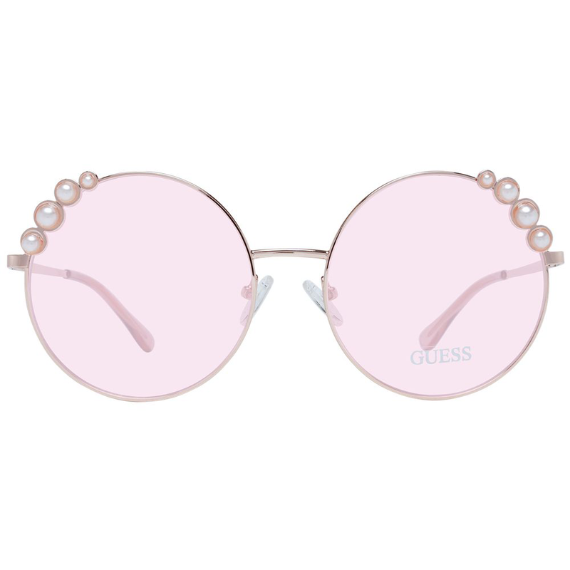 Rose gold metal sunglasses-null