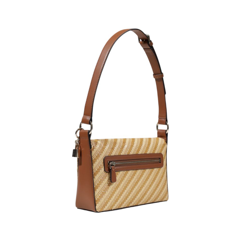Beige polypropylene handbag-null