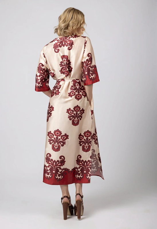 Product image: Desiree satin loose fit kimono style dress-null