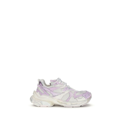 Multicolor polyurethane athletic sneakers, Multicolor, medium
