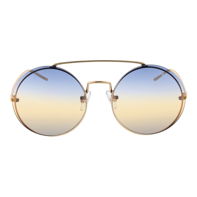 Gold metal sunglasses-null