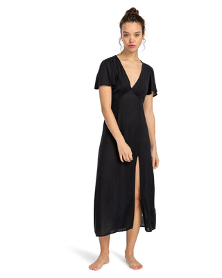 Billabong womens jet set, Black Pebble, medium