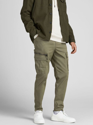 Jack&jones jpstace jjdex tapered akm dusty o. Noos, Dusty Olive, medium