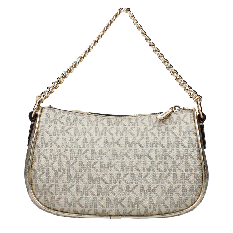 Gold fabric handbag-null