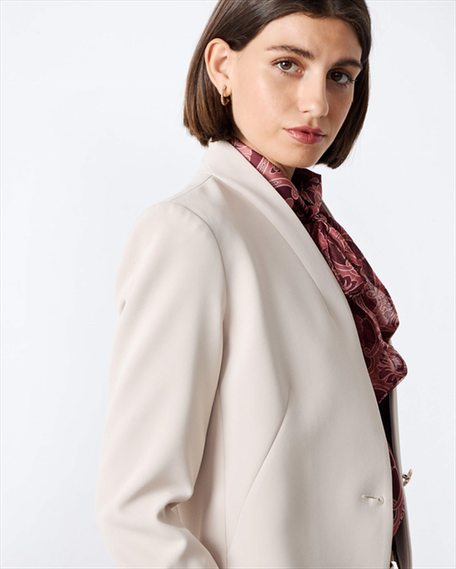 Cropped suit jacket image number null