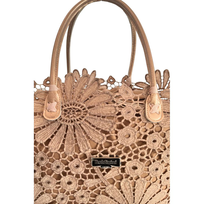 Brown pu women handbag-null