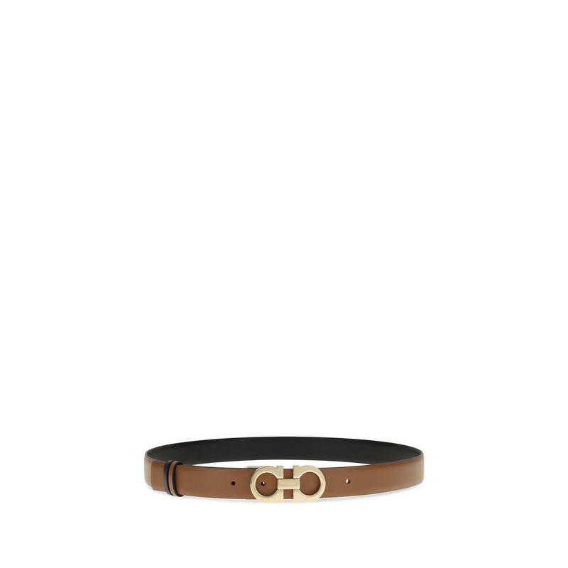 Brown calf leather bos taurus regular belt-null