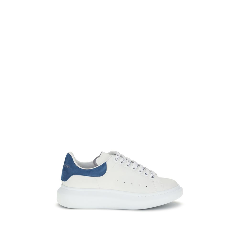 White calf leather bos taurus platform sneakers-null