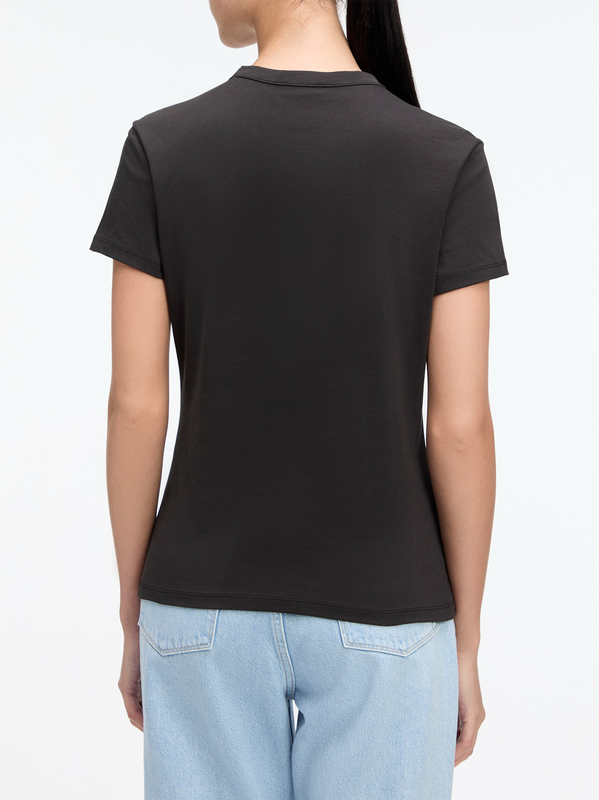 Calvin Klein emblem t-shirt - black-null