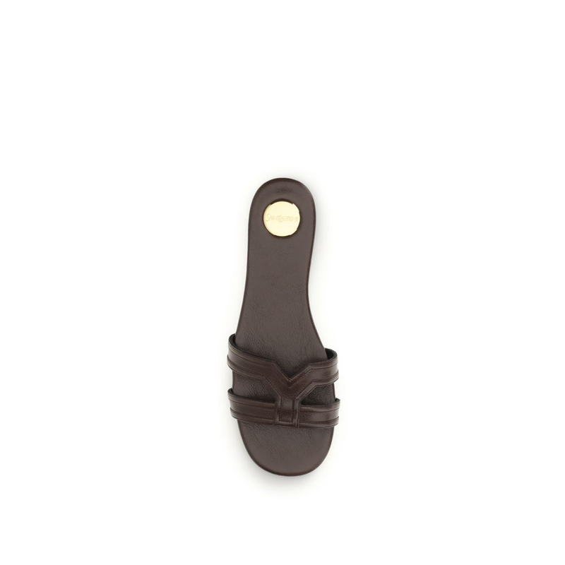 Brown calf leather bos taurus sandals-null