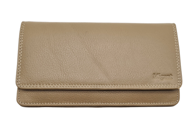 Migant design woman leather wallet with rfid protection 109