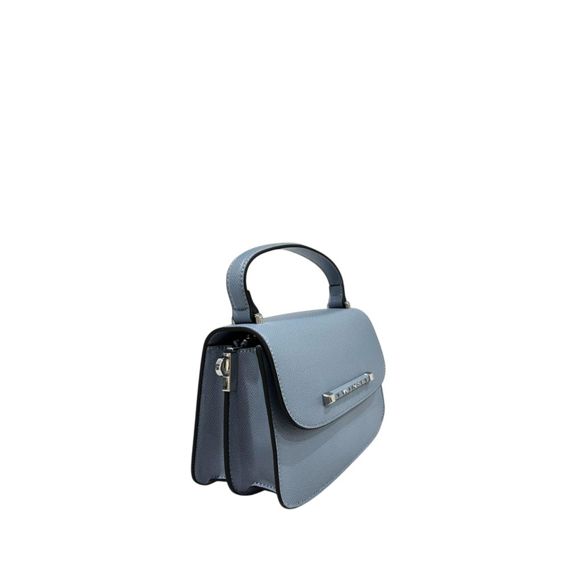 Blue pu women handbag-null