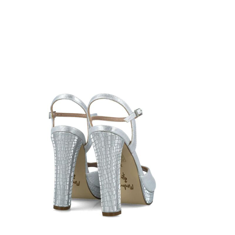 Menbur women zapato sandalia glitters platforma image number null