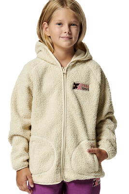 Boucle faux sheepskin jacket, Powder Ecru, medium