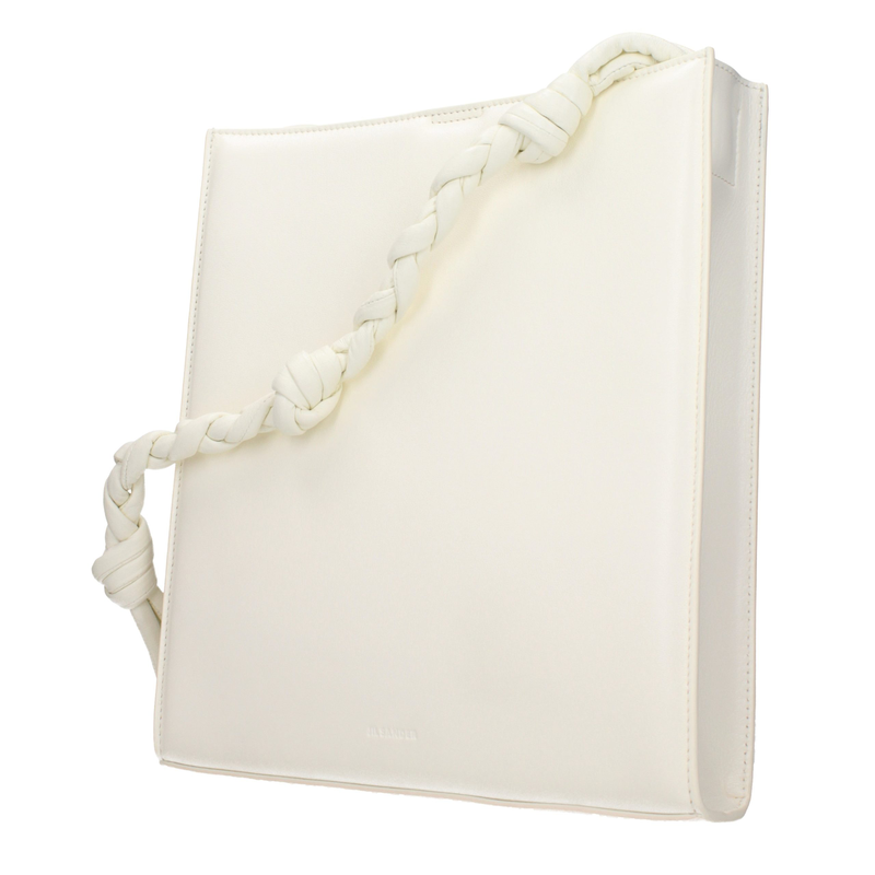 White leather shoulder bag-null