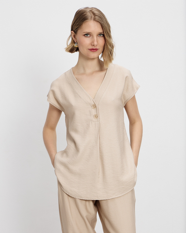 Blouse v neck-null