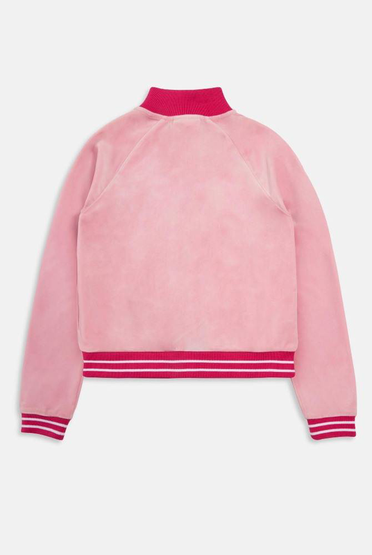 Product image: Collegiate resia recycled velour oversized track top-null