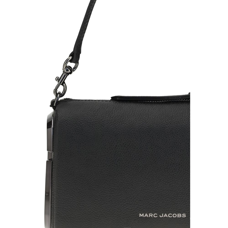 Black calf leather bos taurus shoulder bag-null
