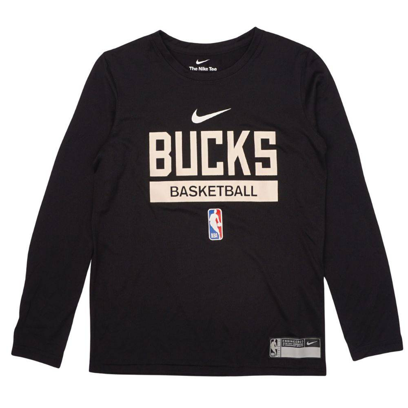 Nba milwaukee bucks practice long-sleeve t-shirt-null