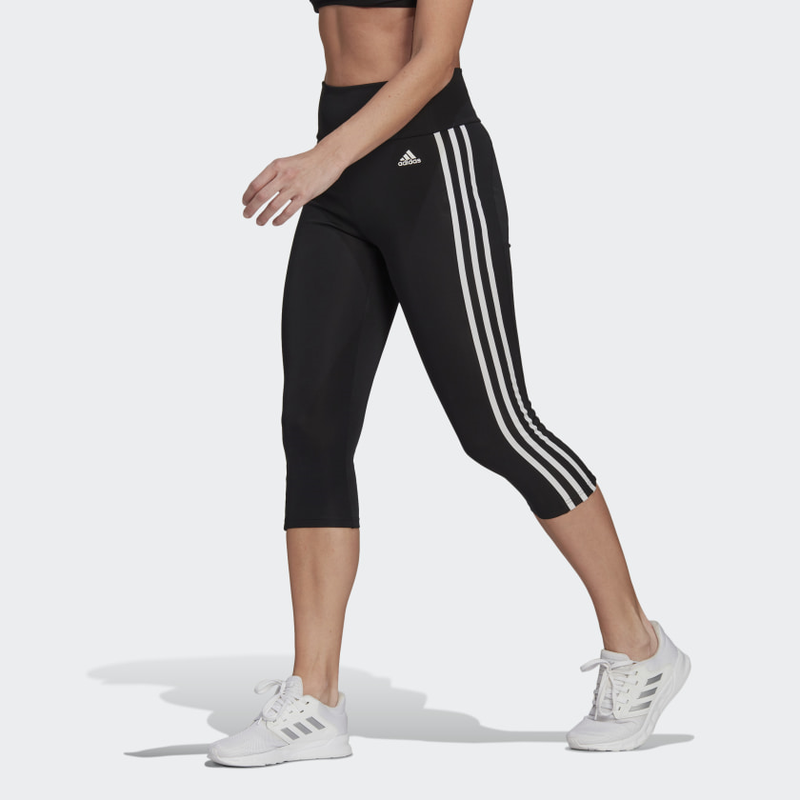 Adidas designed to move high-rise 3-stripes 3/4 sport tights gl3985-null