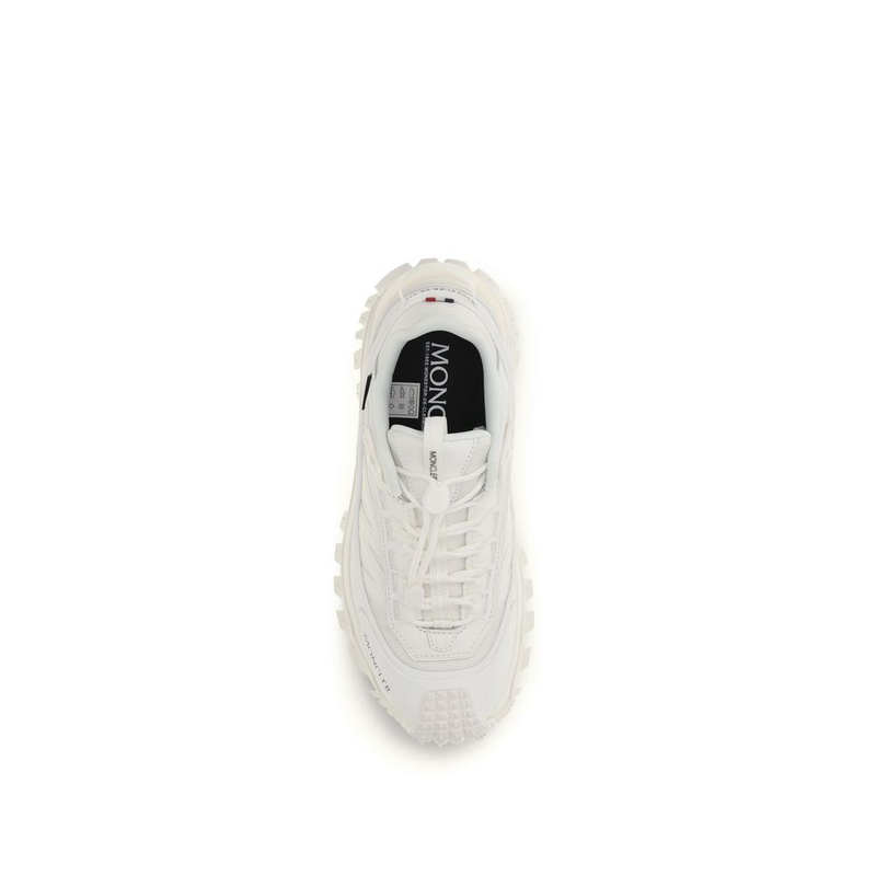 White polyamide athletic sneakers-null
