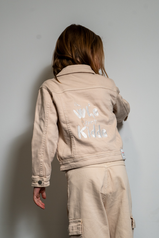 Beige jeans set image number null