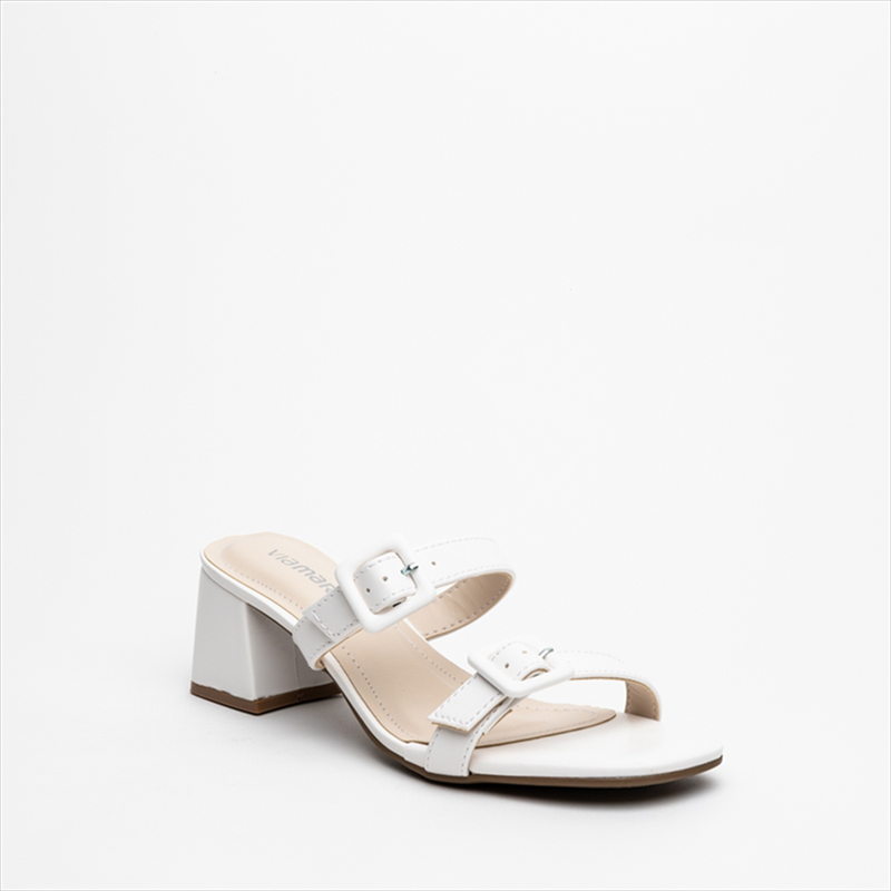 Product image: Via marte low block heel mule sandals-null