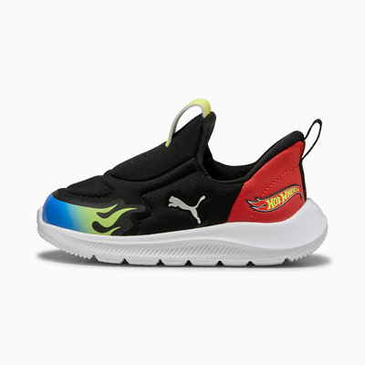 Puma x hot wheels™ fun racer 2 sliptech sneakers, Puma Black-lemon Sherbert-puma Team Royal, medium