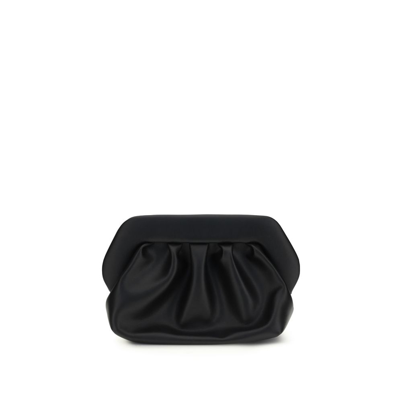 Black polyethylene clutch bag-null