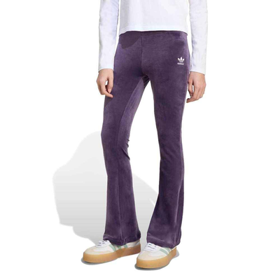 Adidas velour pants, Plum, medium