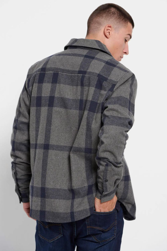 Funkybuddha checked overshirt-null