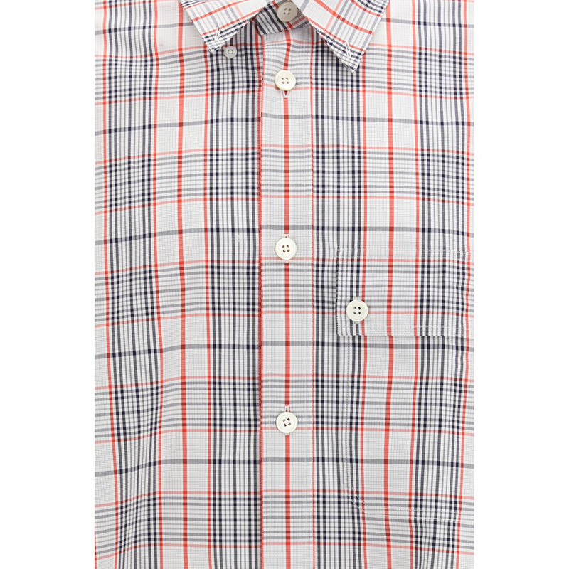 Multicolor fabric pattern shirt-null